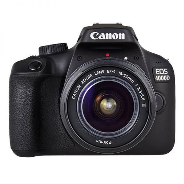 Canon EOS 4000D Lens Kit 18-55mm III - Hitam