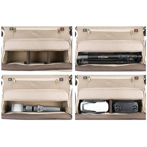 Vanguard VEO Range 36M Shoulder Bag Camera - Cream Beige - Image 6