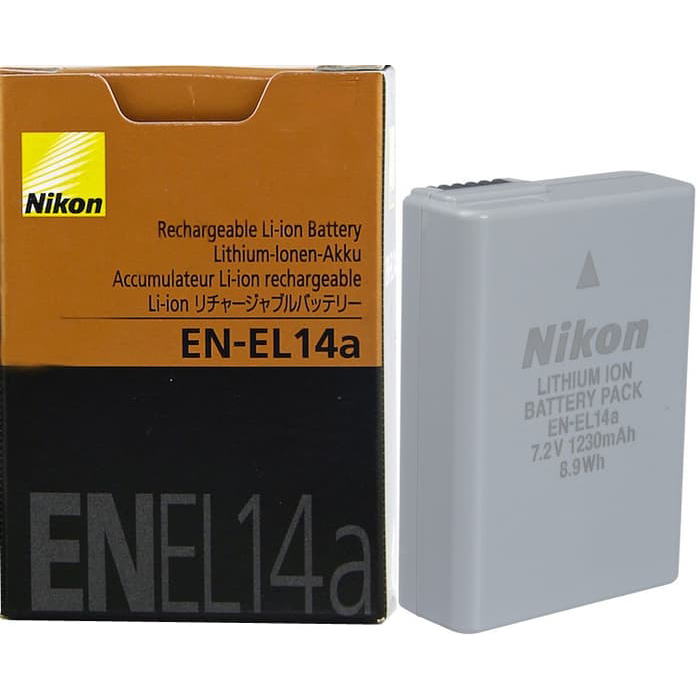 Baterai Nikon EN-EL14A Original Battery For Nikon Cameras - Image 2