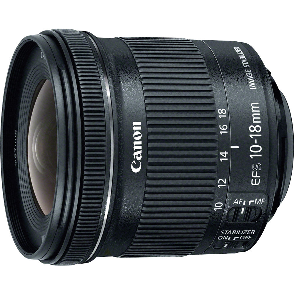 Canon EF-S 10-18mm IS STM - Hitam