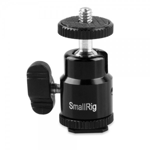SmallRig 1/4" Camera Hot shoe Mount with Additional 1/4" Screw 761