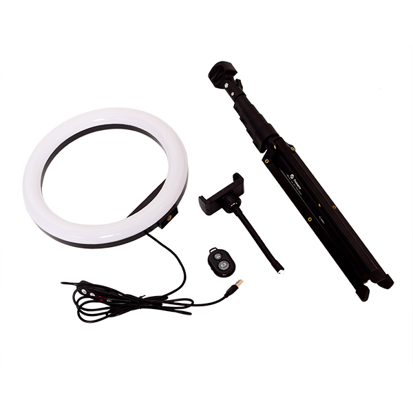 Fotopro LED Ring Light Live Kit Tripod TL-800+RK42+BT-5 - Image 4