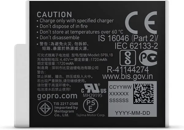 GoPro Enduro Rechargeable Li-Ion Battery for HERO11/10/9 Black - Image 2