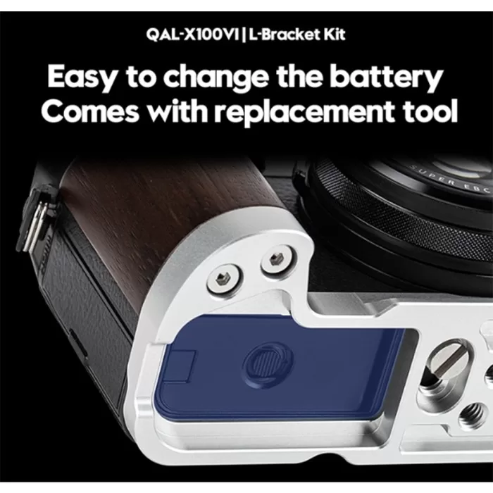 Fotopro L Bracket Kit Cage Thumbs Grip QAL X100VI For Fujifilm X100 VI