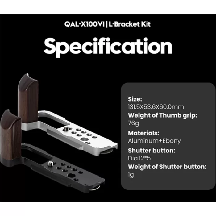 Fotopro L Bracket Kit Cage Thumbs Grip QAL X100VI For Fujifilm X100 VI - Image 4