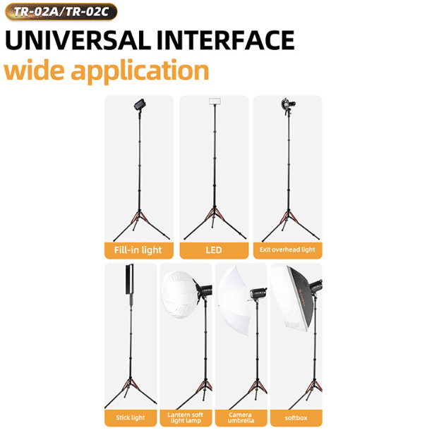 Fotopro TR 02A Alumunium Tripod Light Stand TR-02A - Image 3