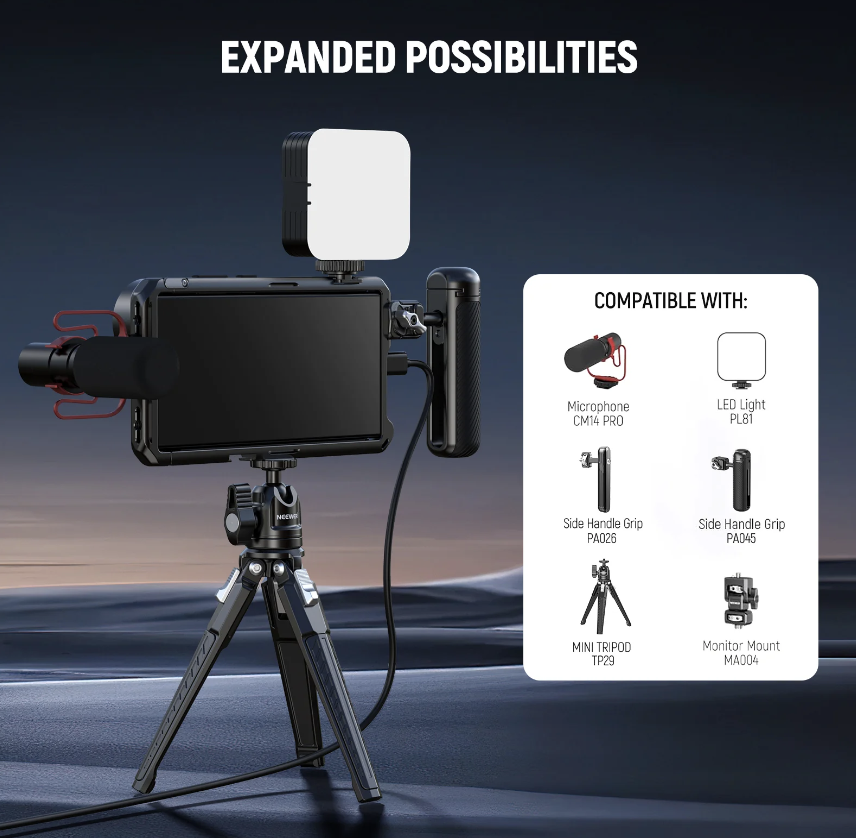 NEEWER PA042 with PA045S QR Cage With handle Phone Cage Rig Smartphone Kit for Samsung S24 Ultra - Image 5