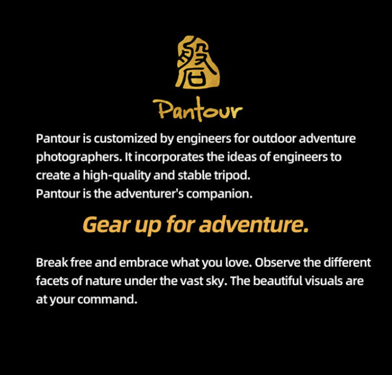 Fotopro T1 Plus T-Track+TH-1M Gray Tripod PANTOUR SERIES - Image 10