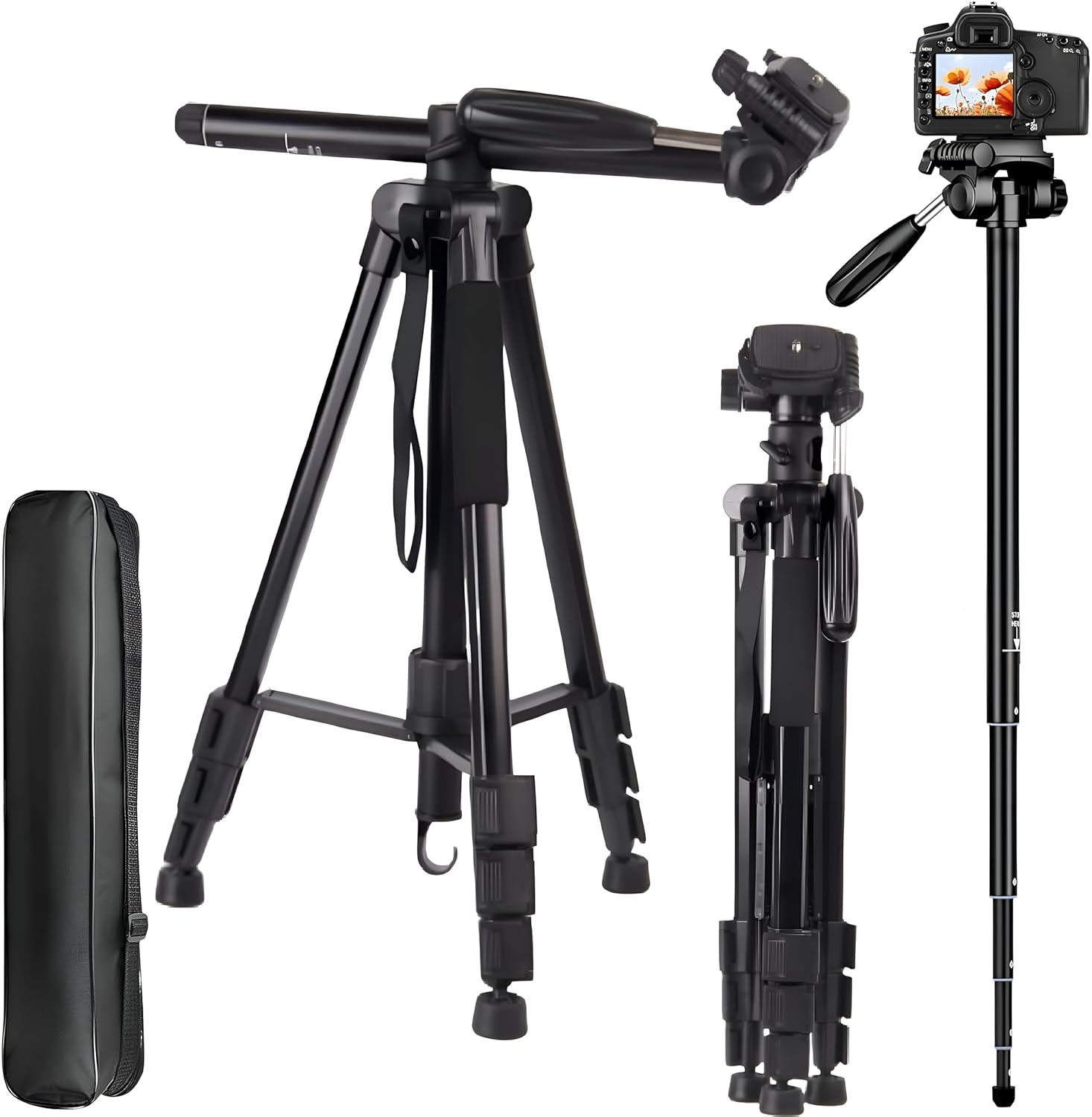 Fotopro DIGI-1003 Professional Aluminum Tripod with Horizontal Arm Digi 1003