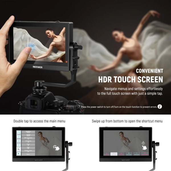 NEEWER F500 5.5inch Camera Field Touch Screen Monitor - Image 7