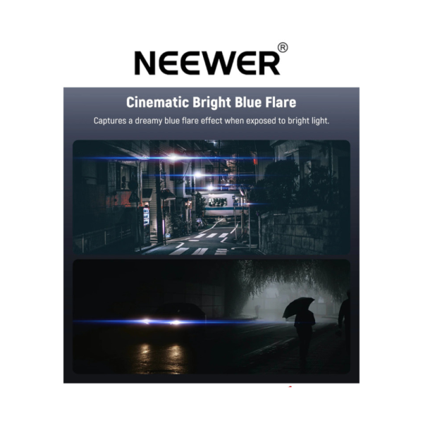 NEEWER 1.2X Blue Anamorphic Magnetic Lens For DJI Osmo Pocket 3 Lensa - Image 5