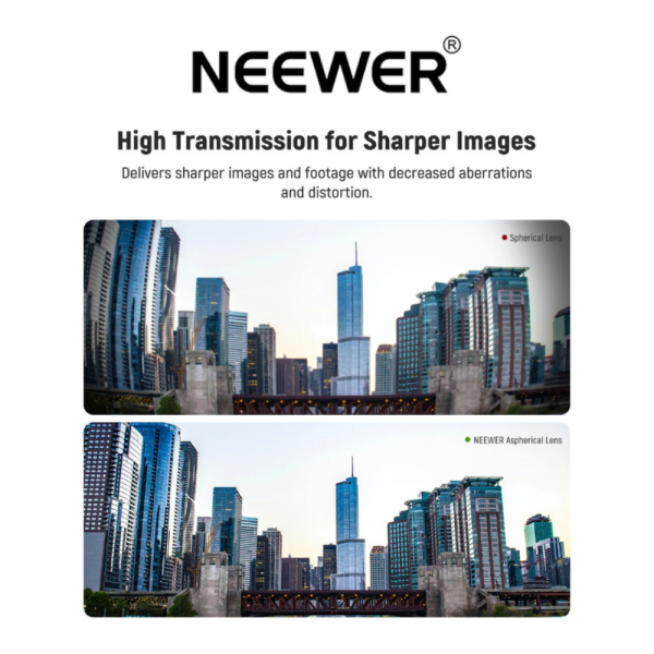 NEEWER 1.2X Blue Anamorphic Magnetic Lens For DJI Osmo Pocket 3 Lensa - Image 6