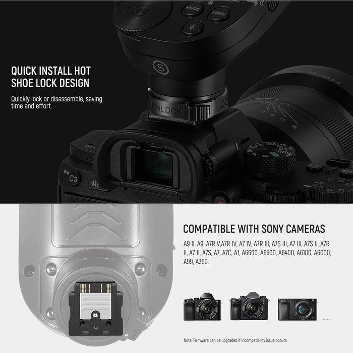 NEEWER QPRO-S TTL Wireless Flash Trigger For Sony Camera - Image 6