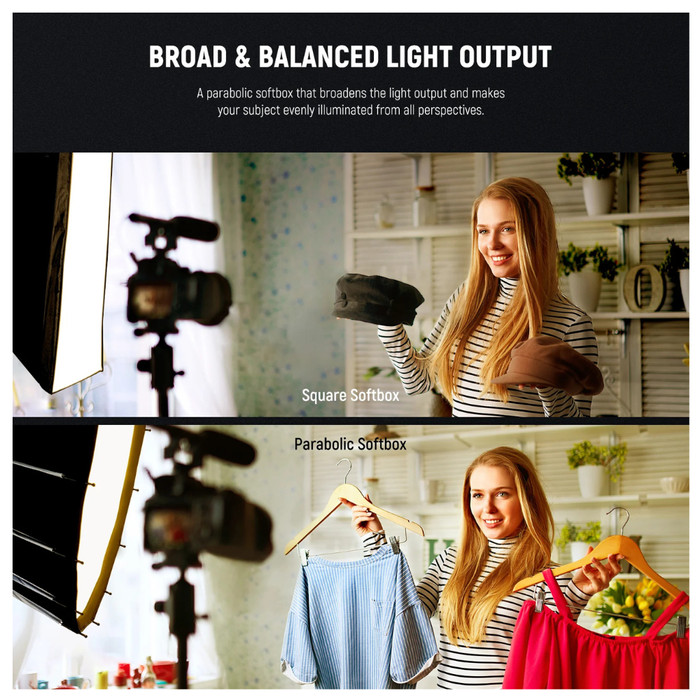 NEEWER Parabolic Softbox 85CM Deep Parabolic Quick Release Softbox With Honeycomb Grid SF85Q - Image 3