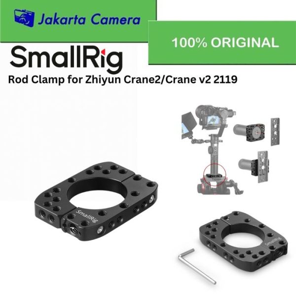 SmallRig Rod Clamp 2119 for Zhiyun Crane 2 / V2 – Aksesori Rig Kamera